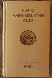 amc maine mountain guide 1968 second 2nd edition